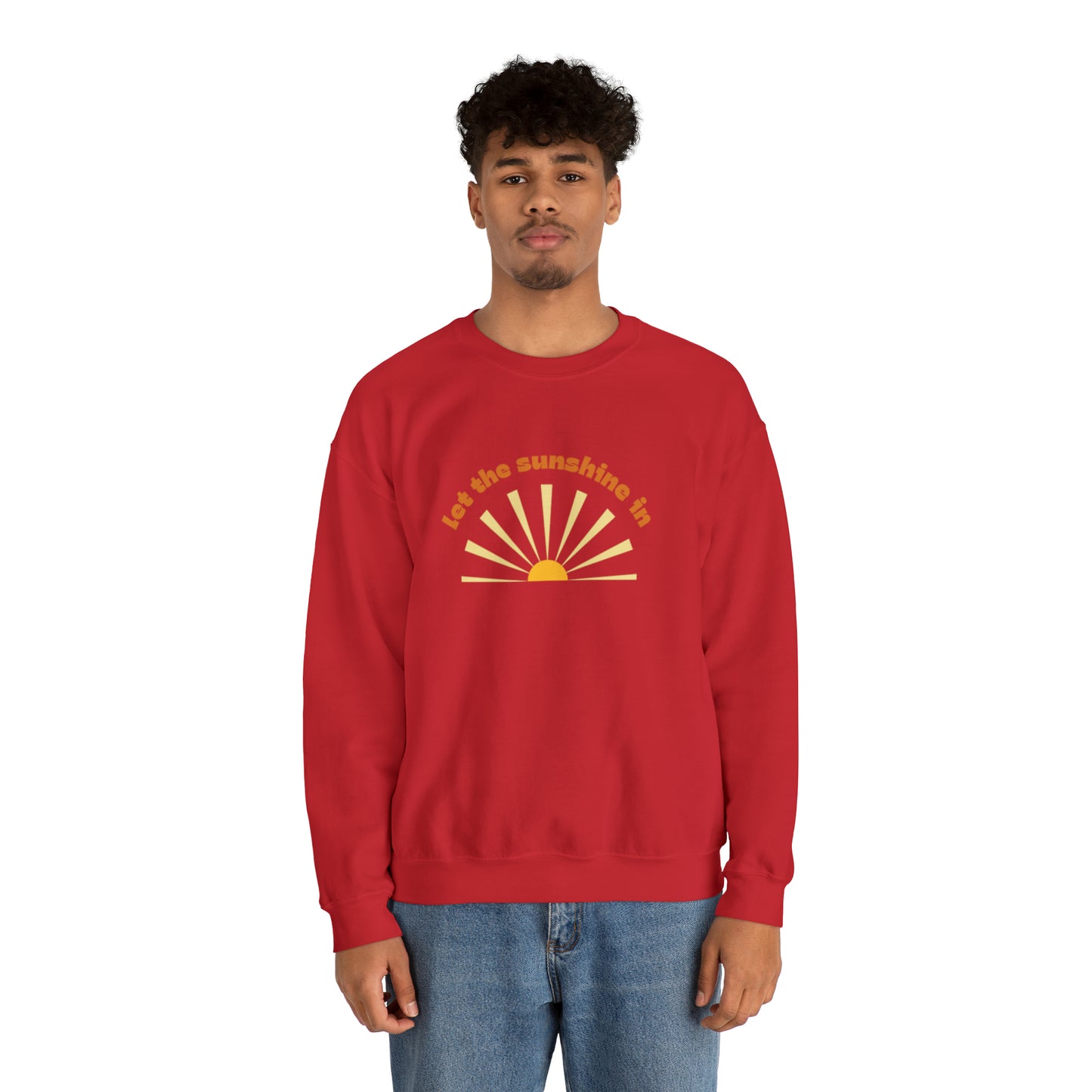 Let the Sunshine In Unisex Crewneck Sweatshirt