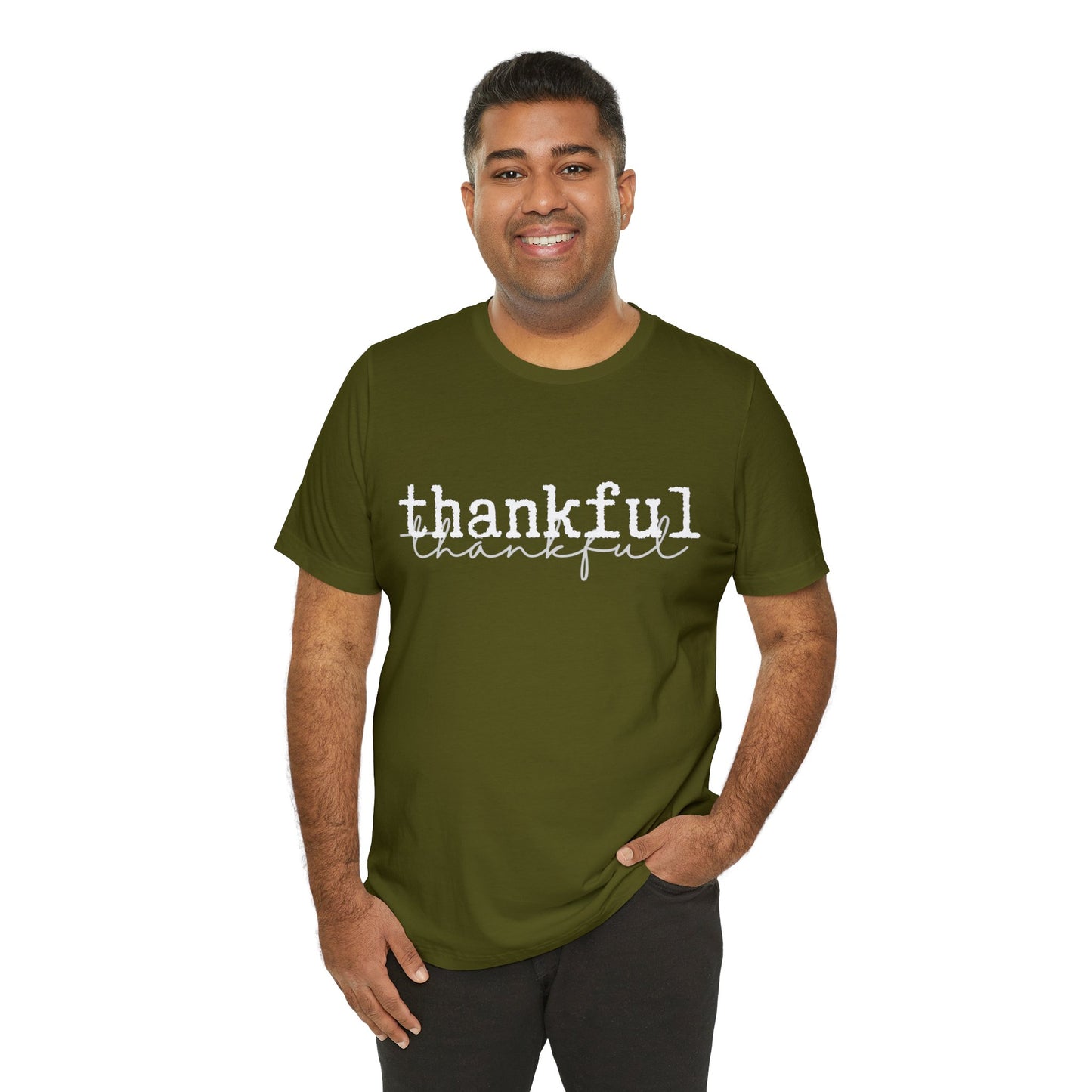 Thankful Unisex Jersey Short Sleeve Tee