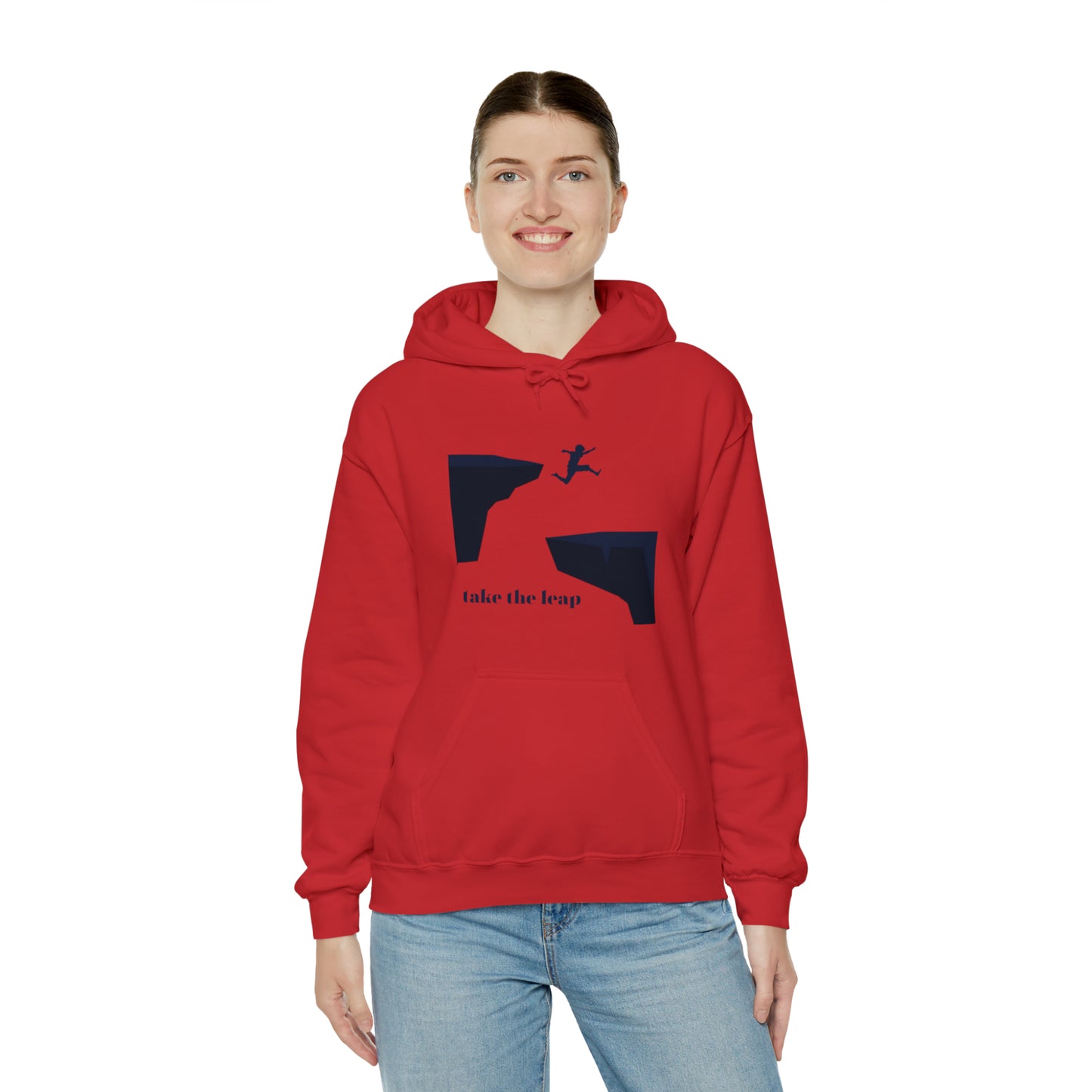 Take the Leap Unisex Hooded Sweatshirt