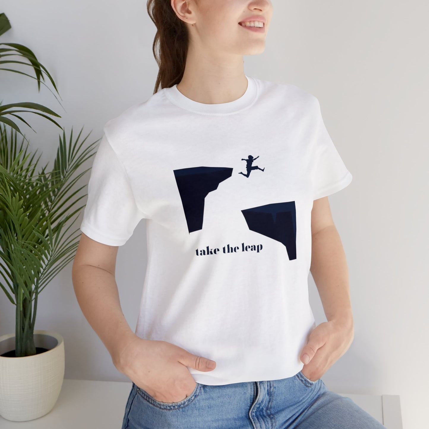 Take the Leap Unisex Jersey Short Sleeve Tee