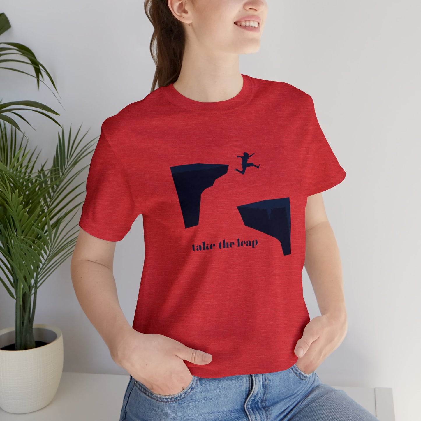 Take the Leap Unisex Jersey Short Sleeve Tee