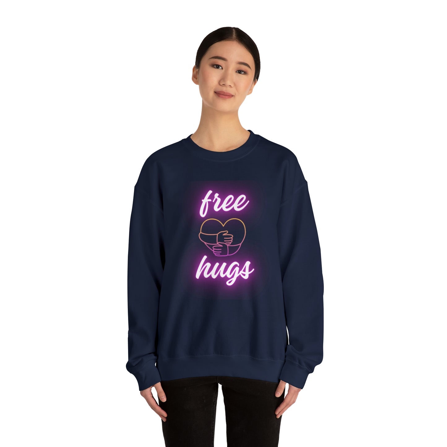 Free Hugs Unisex Crewneck Sweatshirt