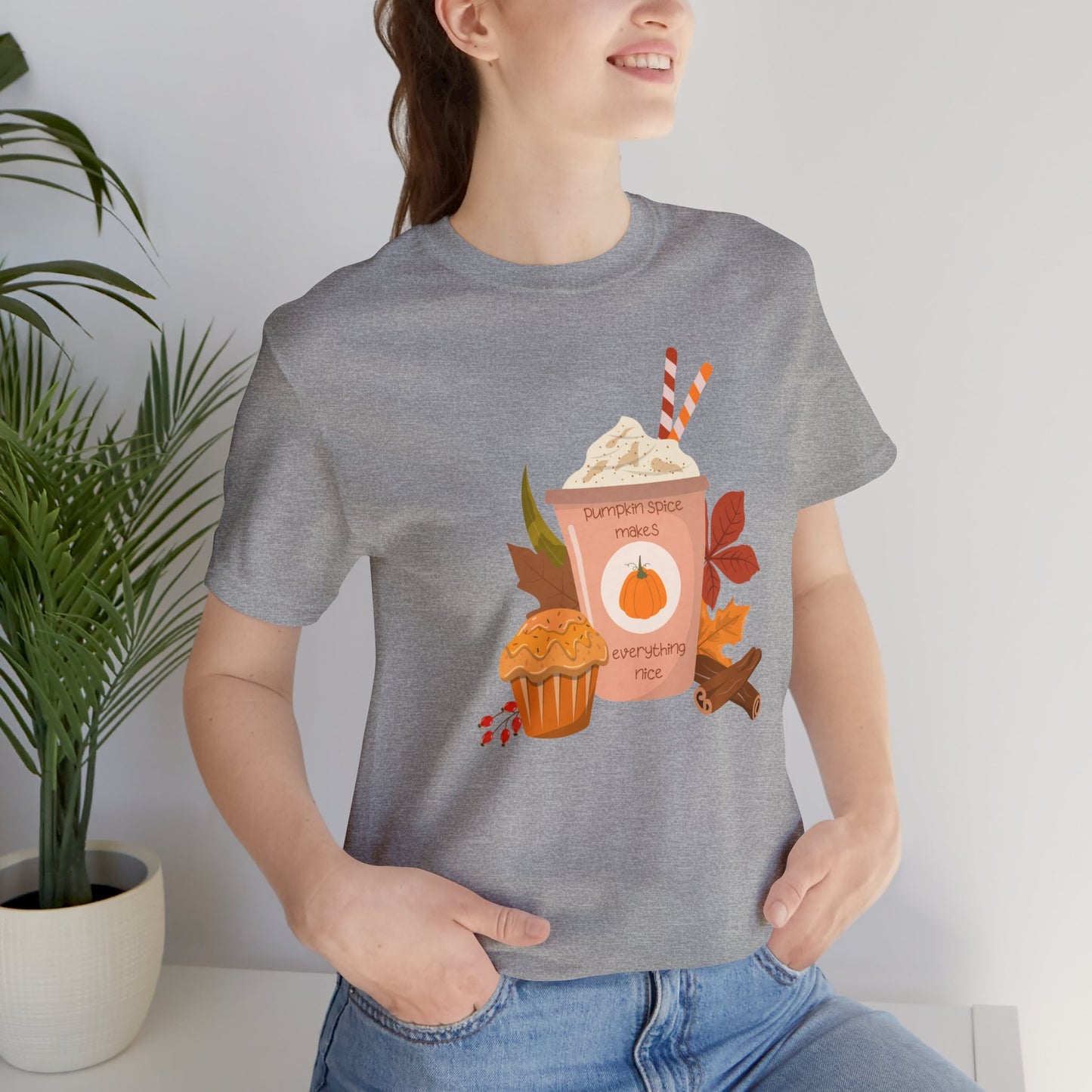 Pumpkin Spice Unisex Jersey Short Sleeve Tee