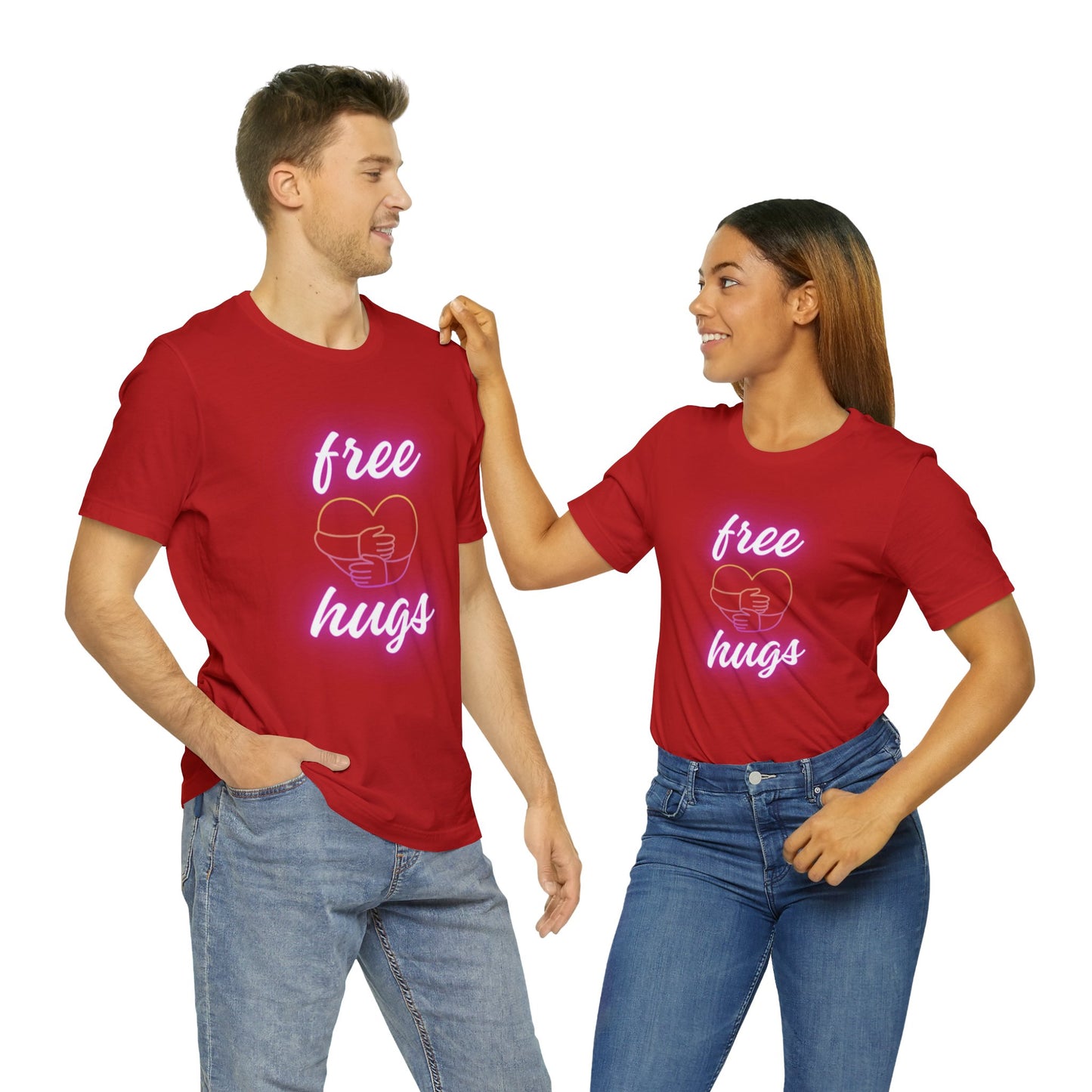 Free Hugs Unisex Jersey Short Sleeve Tee