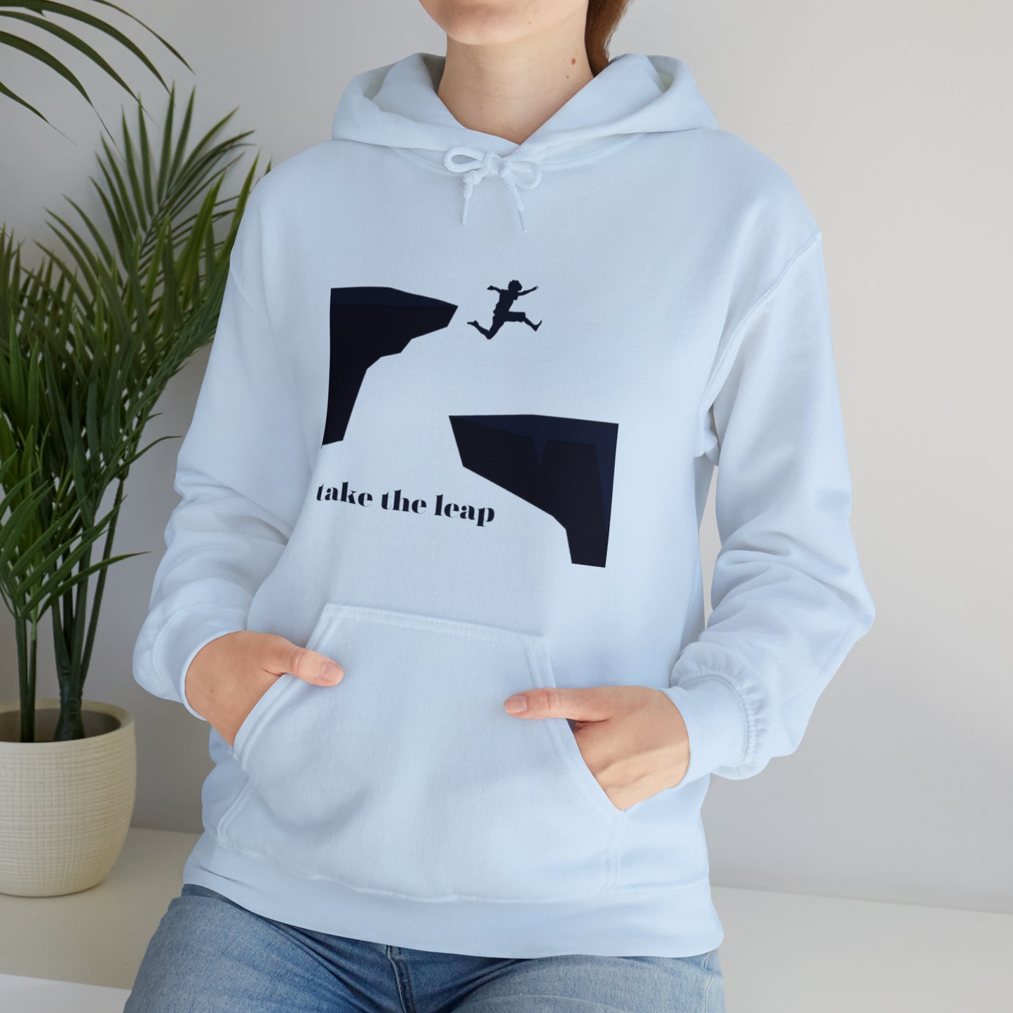 Take the Leap Unisex Hooded Sweatshirt